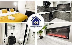Spacious 2 Bedroom Modern Apartments - Central Location - Free Parking - Smart Tv - Washer Dryer - Built For Contractors, Consultants And Work Teams
